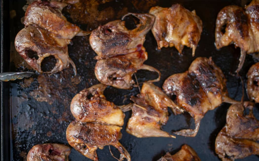 Aaron Maynard describes the birds as tasting like a mix of lamb and smoked salmon.