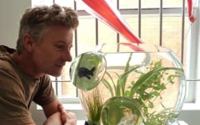 Glass artist Phil Stokes.