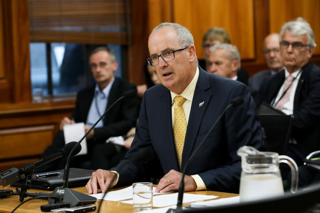 Martin Matthews speaks to the Officers of Parliament Committee about his petition to Parliament