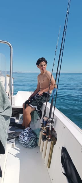 Maverick Amanini fishing near Great Barrier Island.
