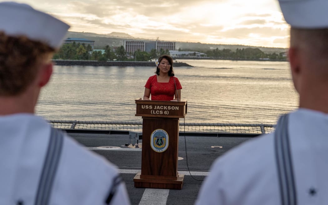 US Charge d’Affaires in Samoa, Noriko Horiuchi