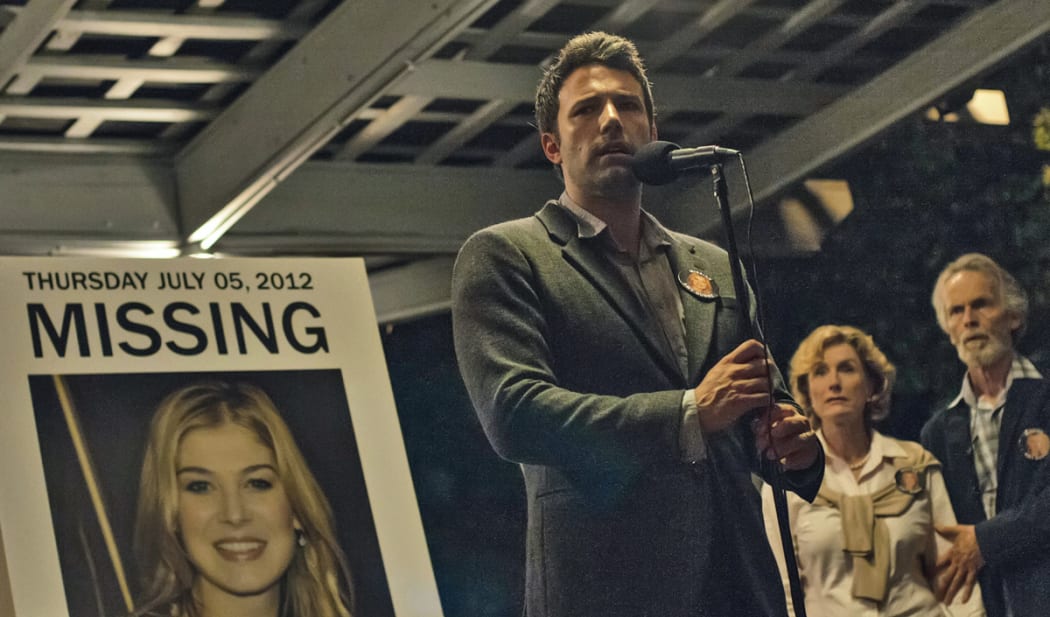Ben Affleck as Nick Dunne, a selfish lout leaning on his callow charm.