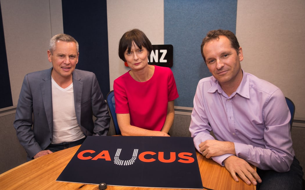 Guyon Espiner, Lisa Owen and Tim Watkin