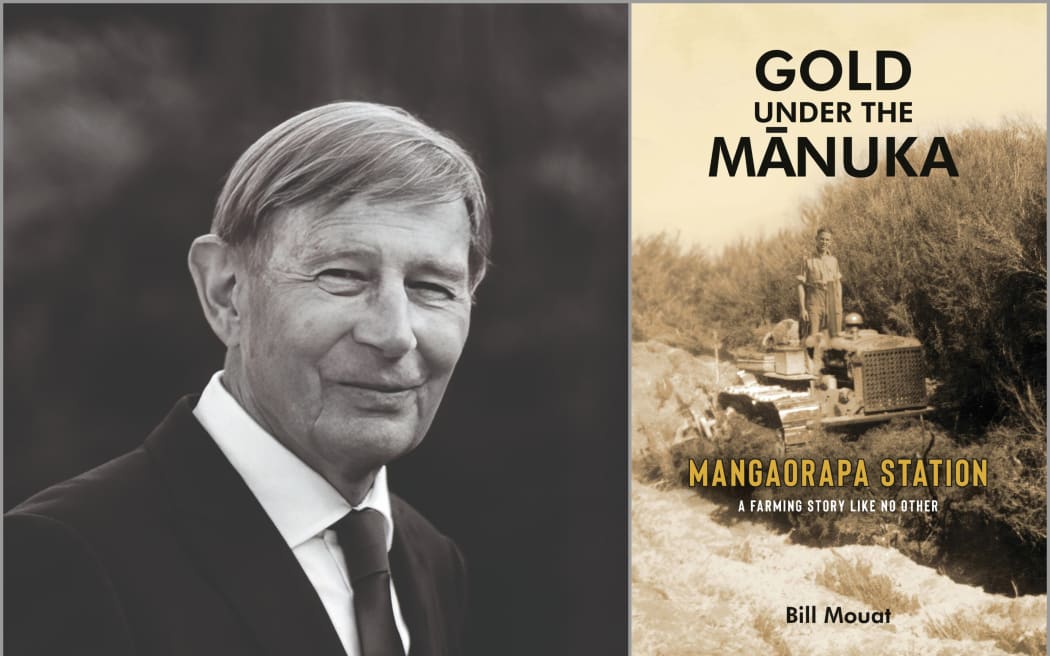 Image of Bill Mouat and his book cover.