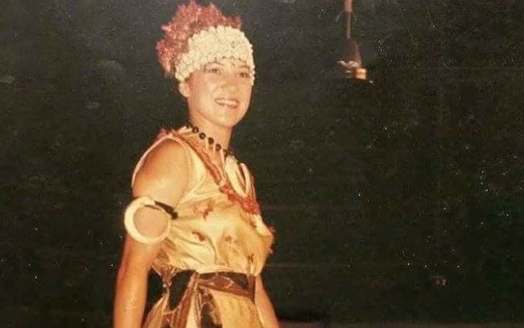 Juliette Spencer Sword as Miss South Pacific