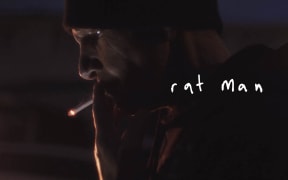 The title screen from new short film Rat Man