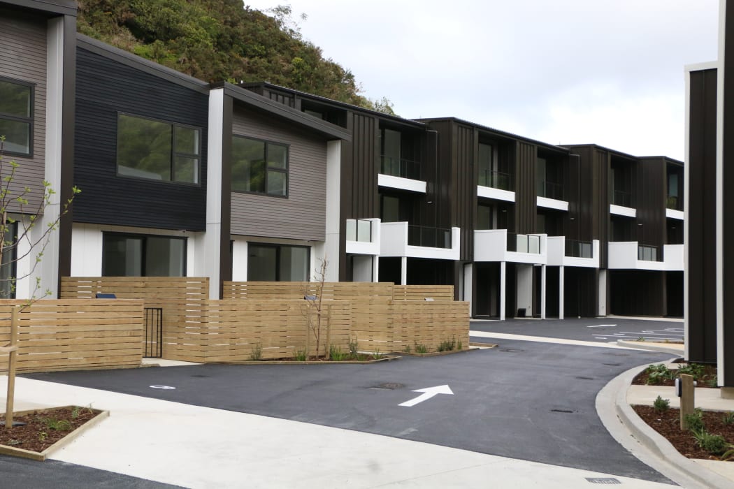 Gibbons Ohiro Road townhouse development in the Wellington suburb of Brooklyn.