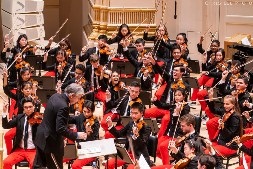 Michael Tilson Thomas and the National Youth Orchestra of the USA