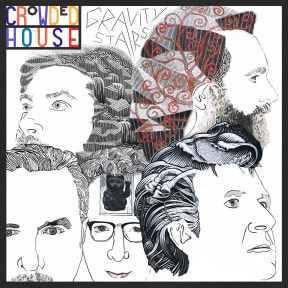 The cover of Gravity Stairs - a 2024 album by Crowded House