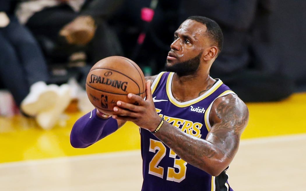 Los Angeles Lakers Forward LeBron James.