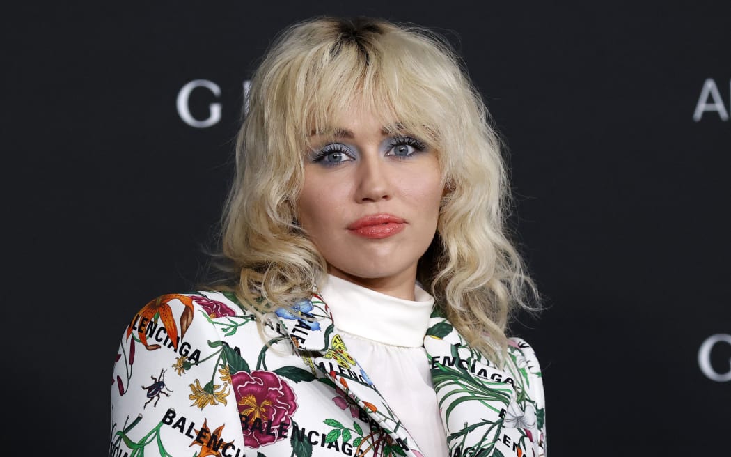 US singer Miley Cyrus