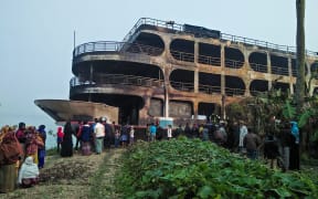 As many as 500 people could have been on board the ferry when it caught fire.