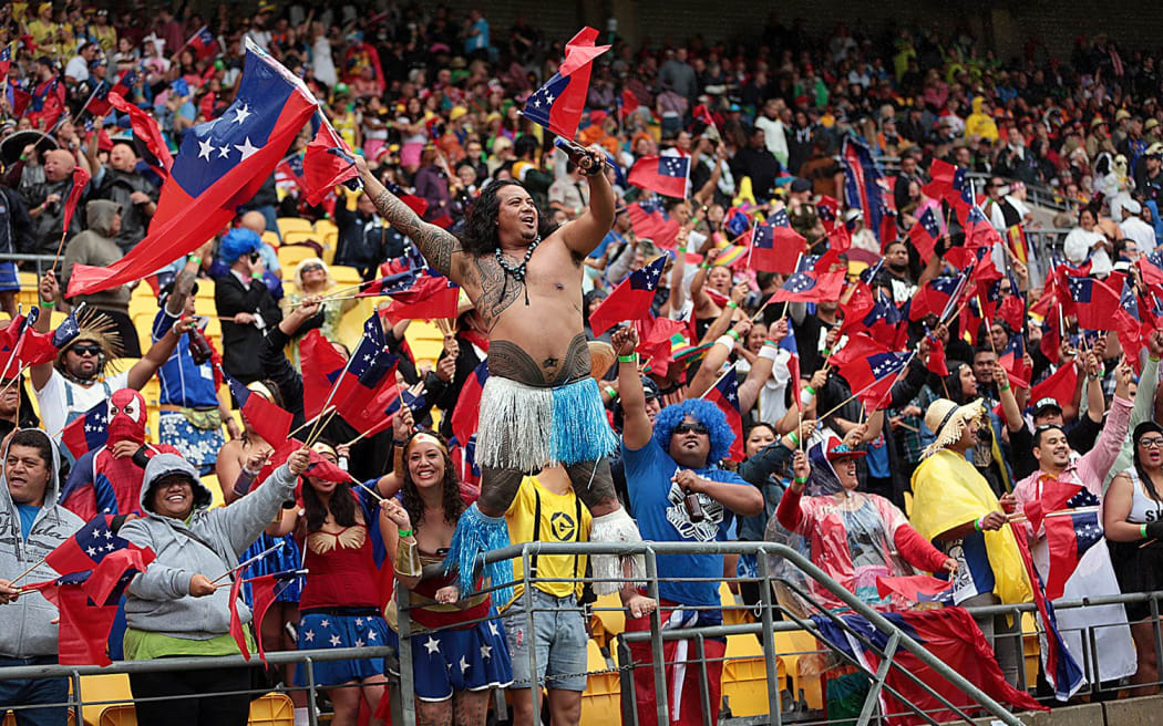 Samoan fans went all out for their team.