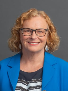 Jane Wrightson smiling