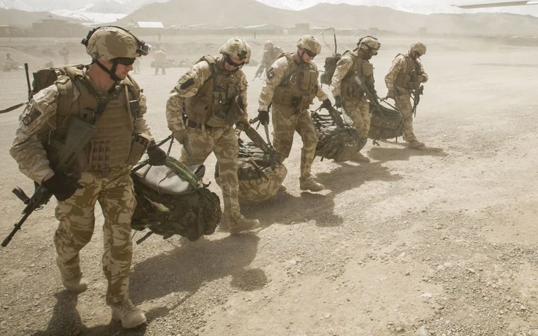 Defence Force soldiers in Afghanistan's Bamyan province in 2013.