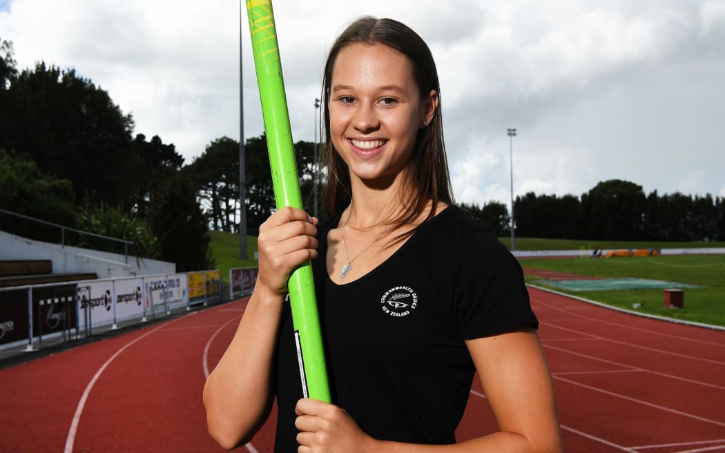 Pole vaulter Olivia McTaggart.