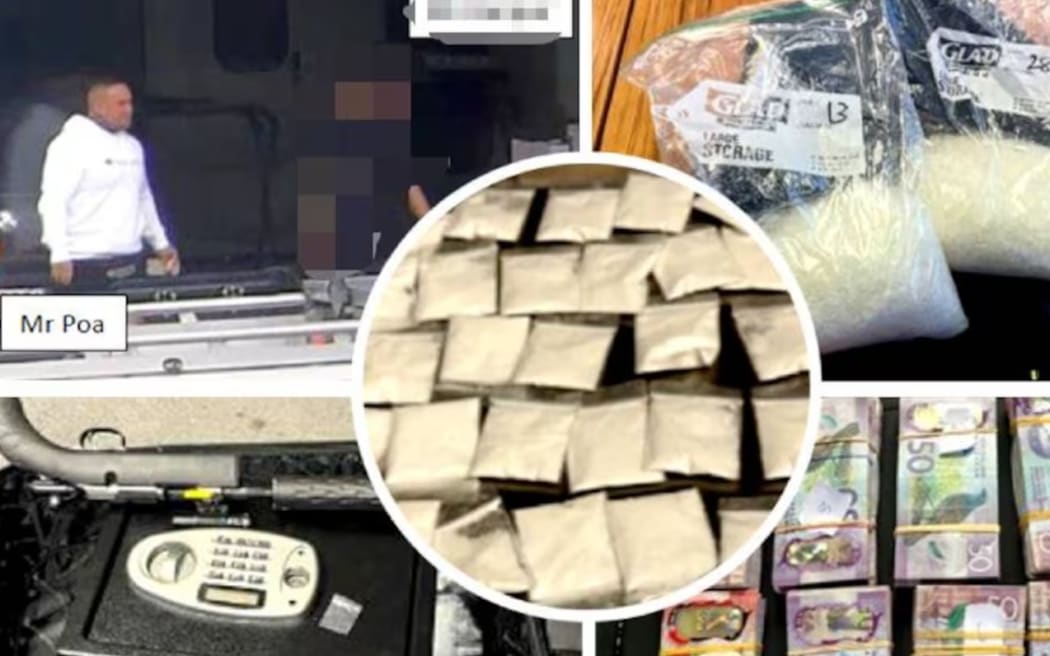 Tribesmen national vice-president Ricky Poa (pictured left) sat atop a multimillion-dollar drug-dealing and money-laundering operation