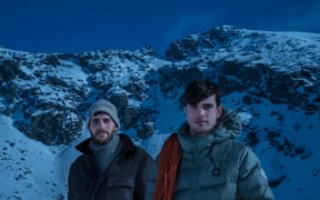 George and Alexander Hillary modelling the Edmund Hillary Collection