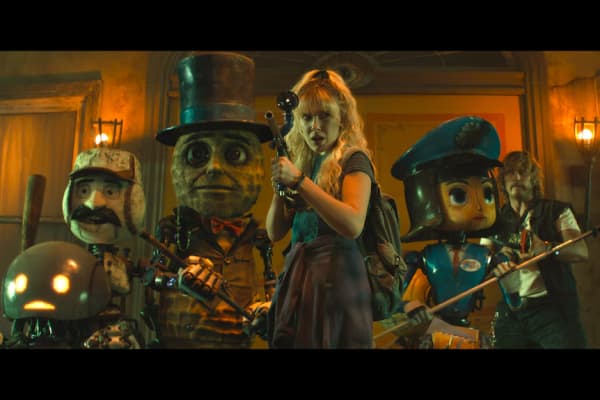 Mr Peanut was killed off during a Superbowl commercial in 2020. Now he's the face of the revolution, for some reason.