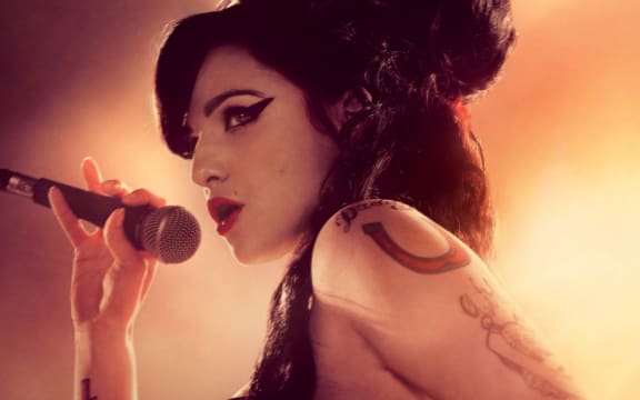 Marisa Abela as British singer Amy Winehouse in the 2024 biopic Back to Black
