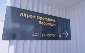 The lost property area at Auckland Airport.