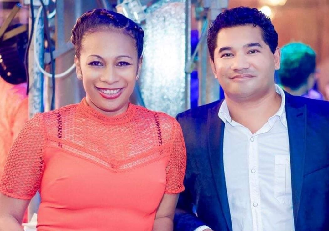 Ana Tuiketei-Bolabiu and husband James Bolabiu.