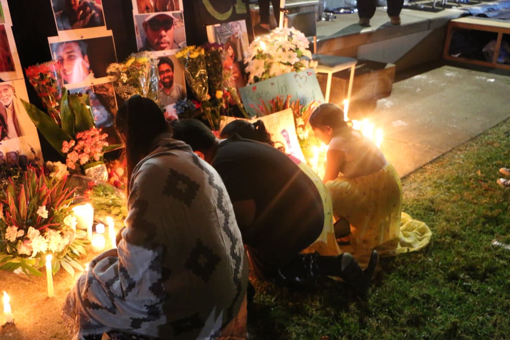 A public vigil held for Christchurch mosque shooting victims in Mangere South Auckland.