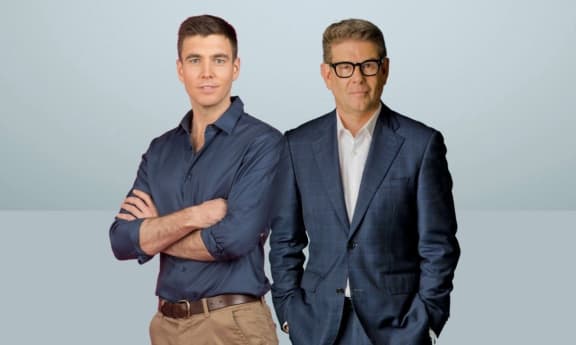 Stitched together  - a hasty image for an apperntly hasty switch at TVNZ.