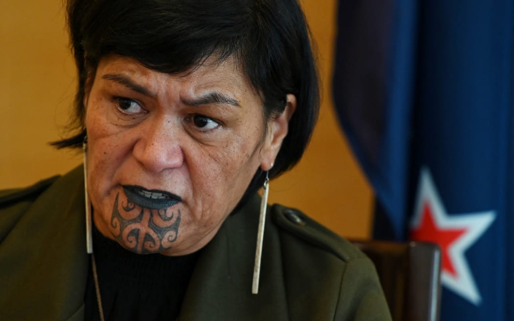 New Zealand Foreign Minister Nanaia Mahuta speaks during an interview at the New Zealand embassy in Beijing on March 25, 2023. (Photo by GREG BAKER / AFP)