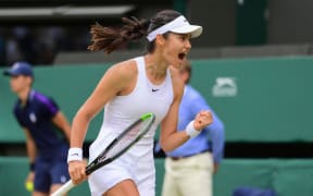 British tennis player Emma Raducanu.