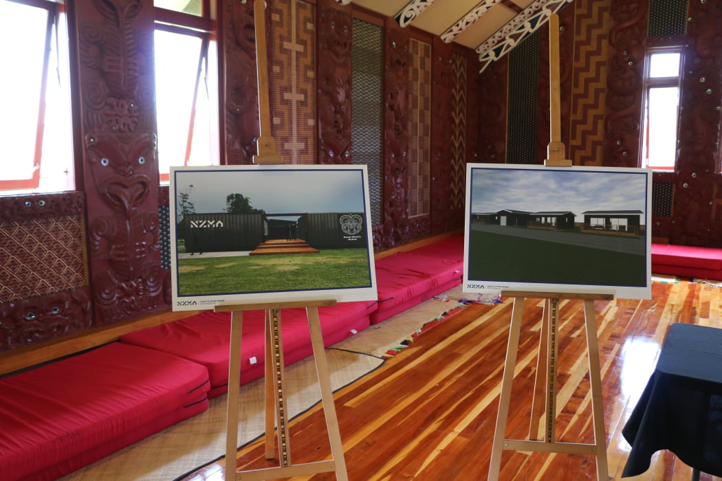 Design plans showcased at Hoani Waititi Marae for the new institute.