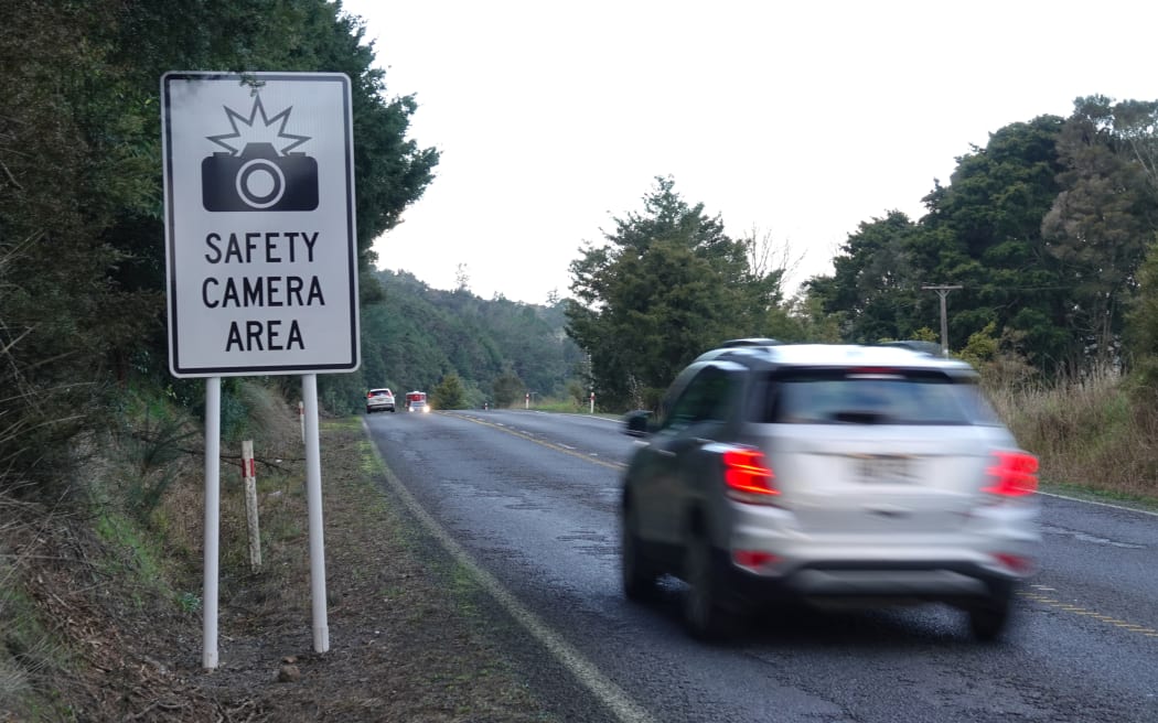 The new camera is the first in the country with warning signs, despite a government pledge of a 