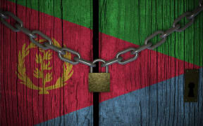 Eritrea flag chains