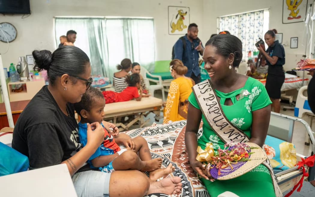 May Torowi Hasola said competing in Miss Pacific Islands was positive until she learnt she was the target of cyberbullying. (Supplied: Miss Bird of Paradise PNG)
