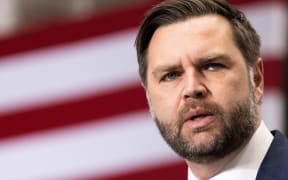 US Vice President JD Vance delivers remarks on the economy at Uline in Alburtis, near Allentown, Pennsylvania, on December 16, 2025. (Photo by Ryan Collerd / AFP)