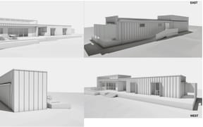 Designs for the Masterton youth hub.