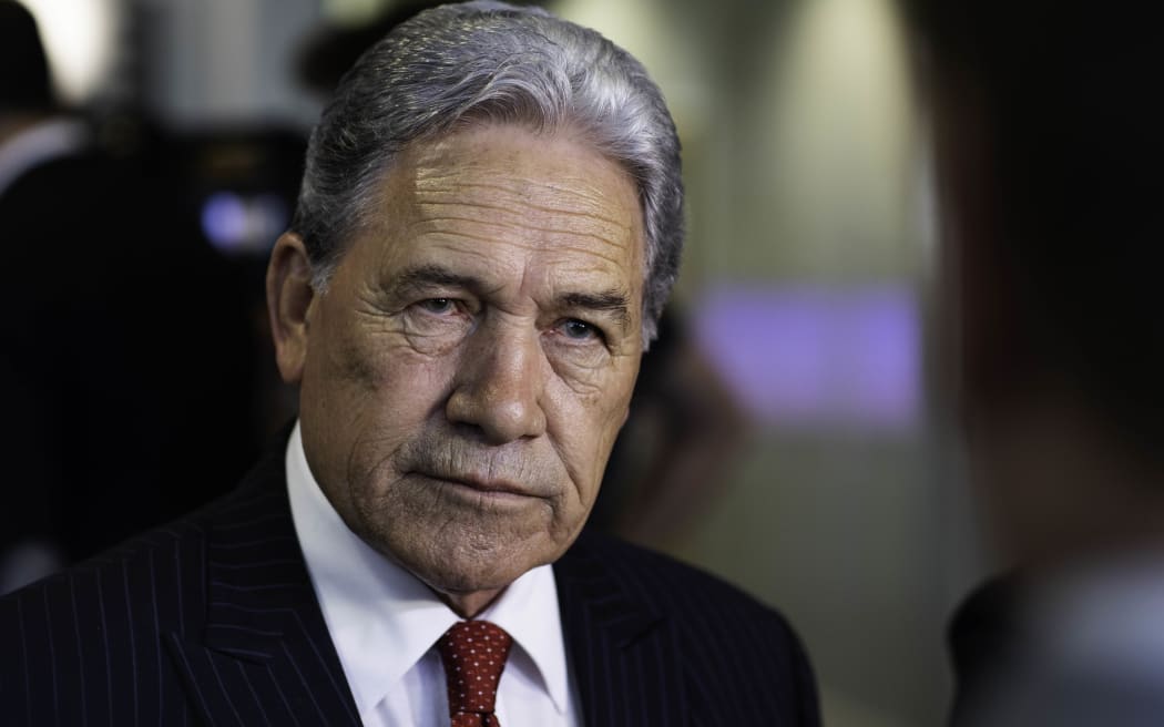 New Zealand First leader Winston Peters