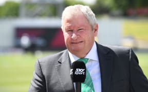 Cricket commentator and former New Zealand wicket-keeper Ian Smith.