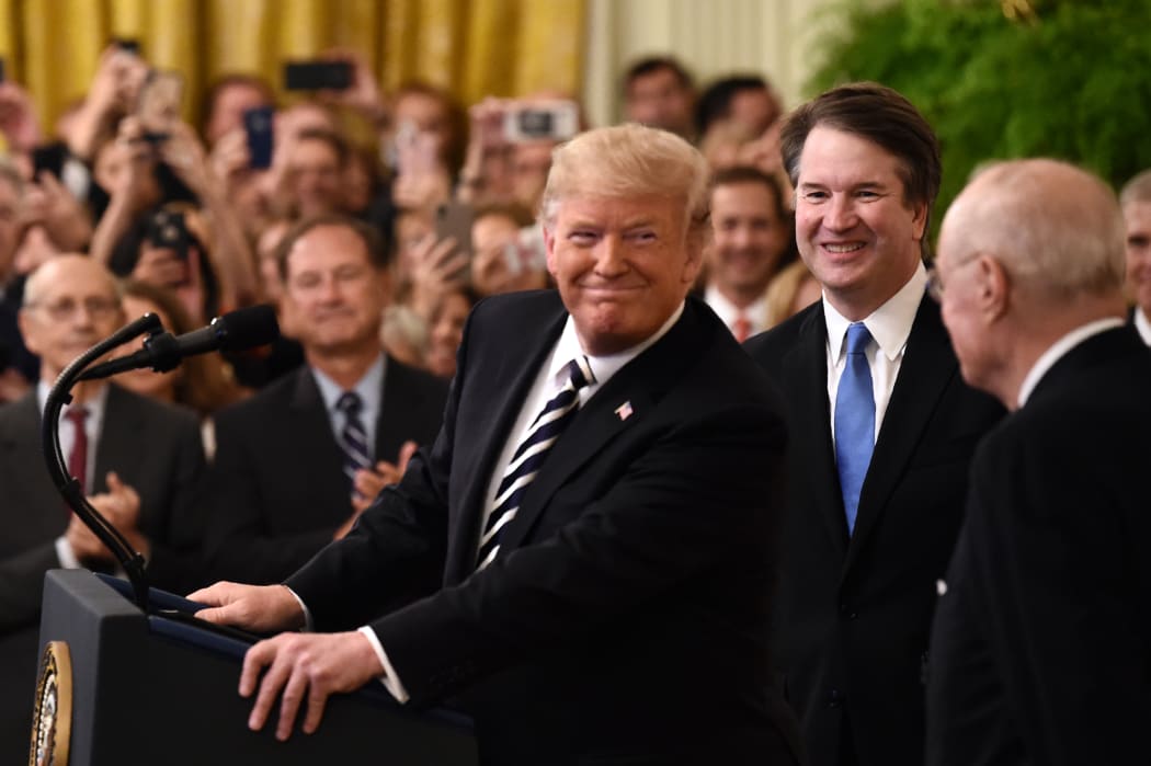 Mr Trump apologised to Justice Kavanaugh and his family over the way he had been treated.