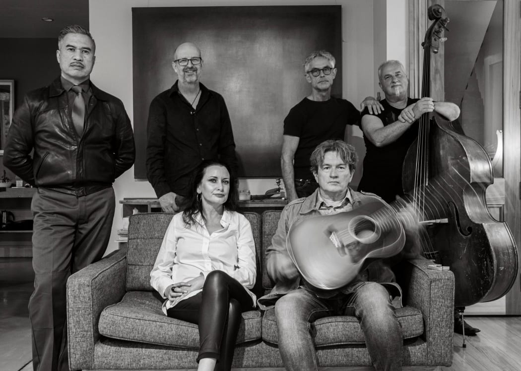 Auckland musician Guy Wishart and band
