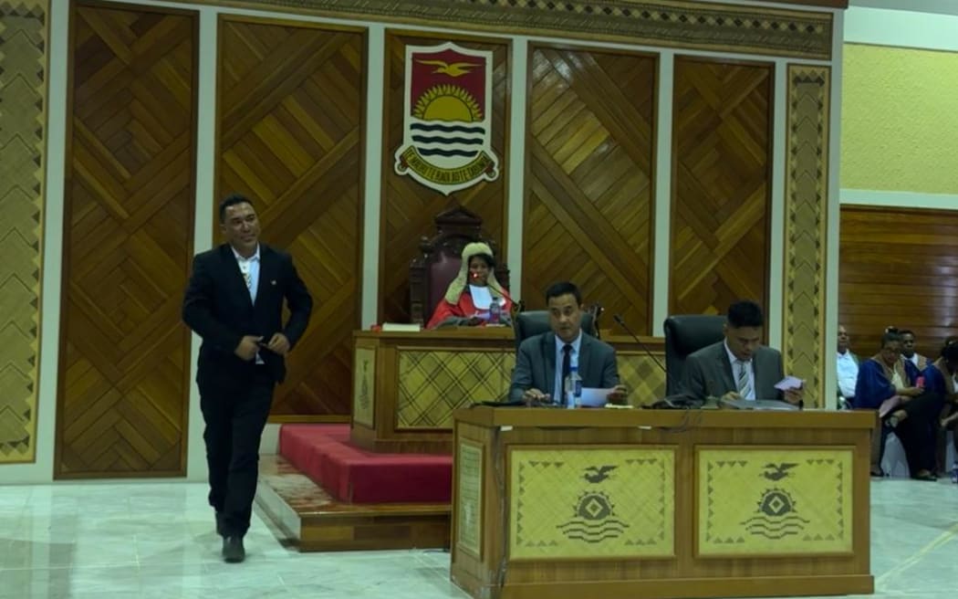 Kiribati MPs at the swearing in ceremony. 13 September 2024.