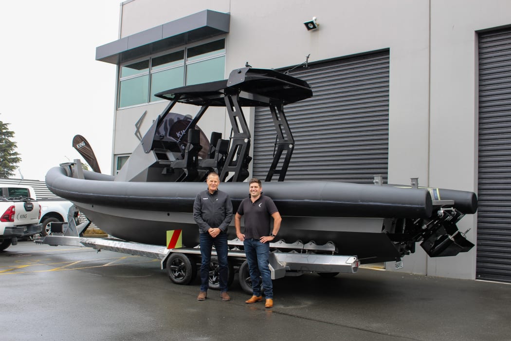 Chris Boyle, Fabrum and Will King, King Watercraft with the H2Ocean RIB.