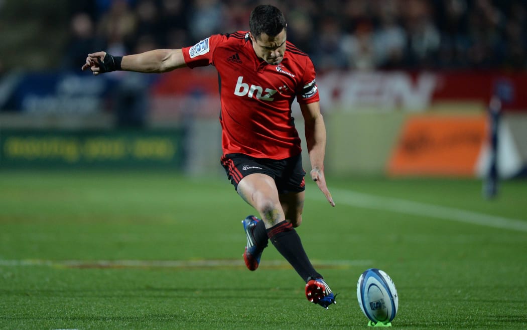 Dan Carter. Super Rugby Semi Final. Chiefs v Crusaders. Waikato Stadium, Hamilton, New Zealand on Saturday 27 July 2013.
