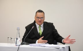 Dr Rawiri Waretini-Karena at the hearing of the Royal Commission Abuse in Care inquiry.