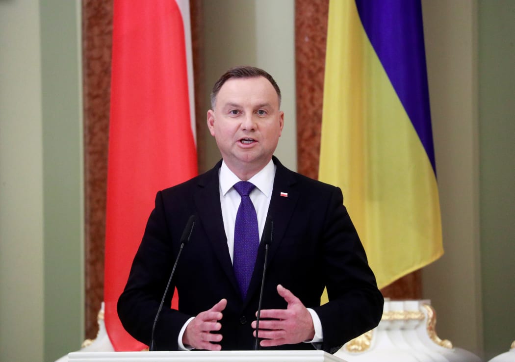 Polish President Andrzej Duda has tested positive for Covid-19.