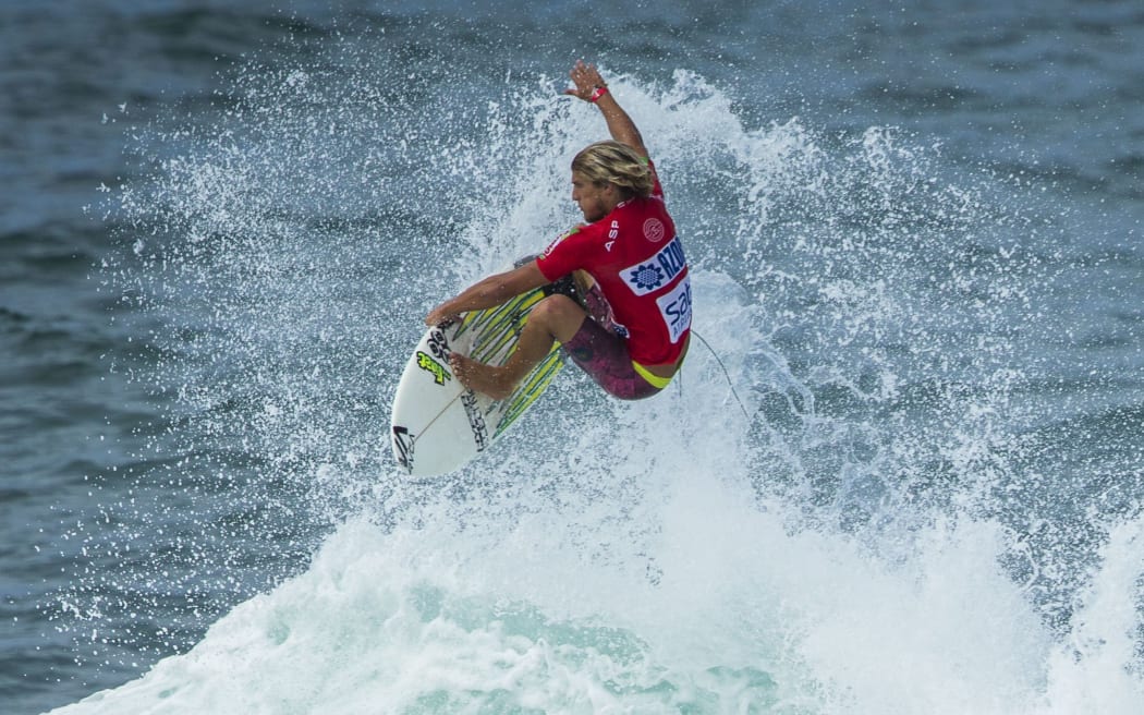 Ricardo Christie in action in the semi-finals of the ASP Prime SATA Azores Pro