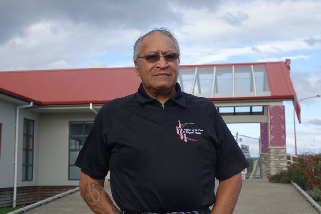 A portrait of Joe Harawira the Co-ordinator of Sawmill Workers Against Poisons - at the Ngati Awa Community Health Centre