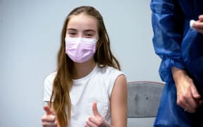 Covid-19 vaccination roll out for children aged five to 11 in France (pictured on 8 January, 2022).
