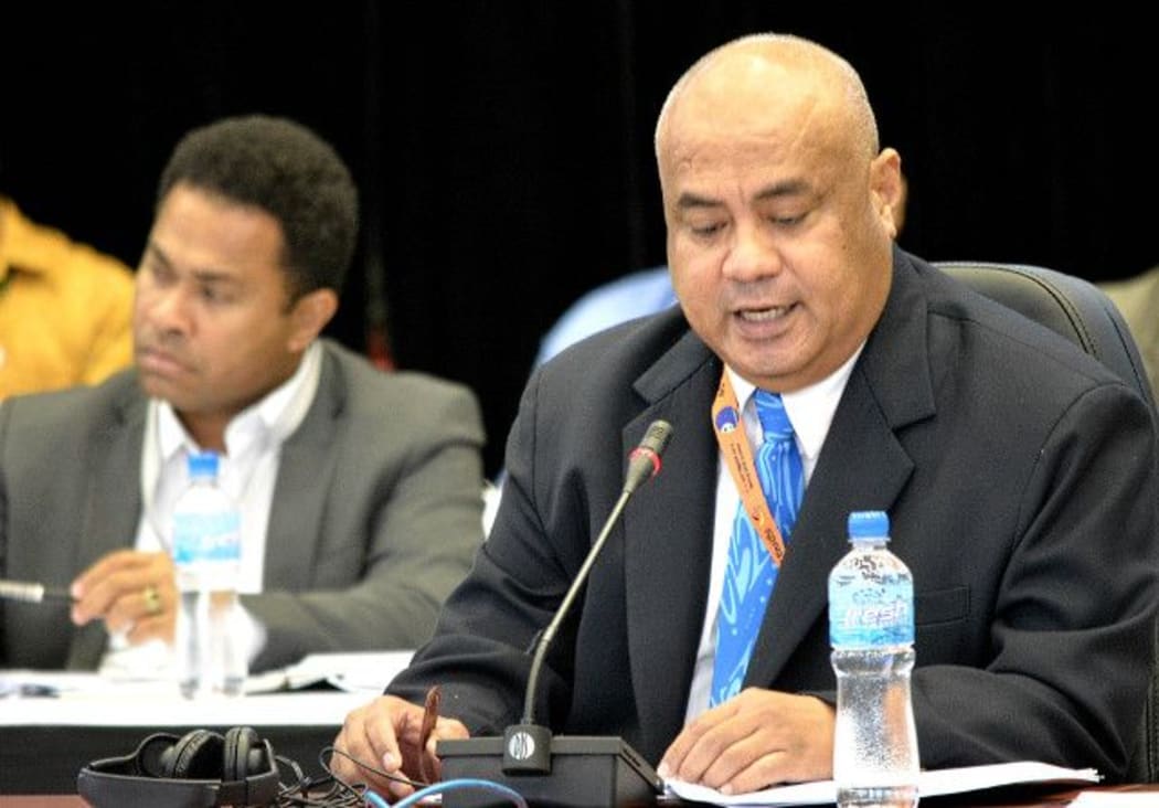 Western and Central Pacific Fisheries Commission Executive Director Feleti Teo.