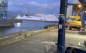 Interislander ferry in Picton.